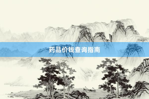 药品价钱查询指南